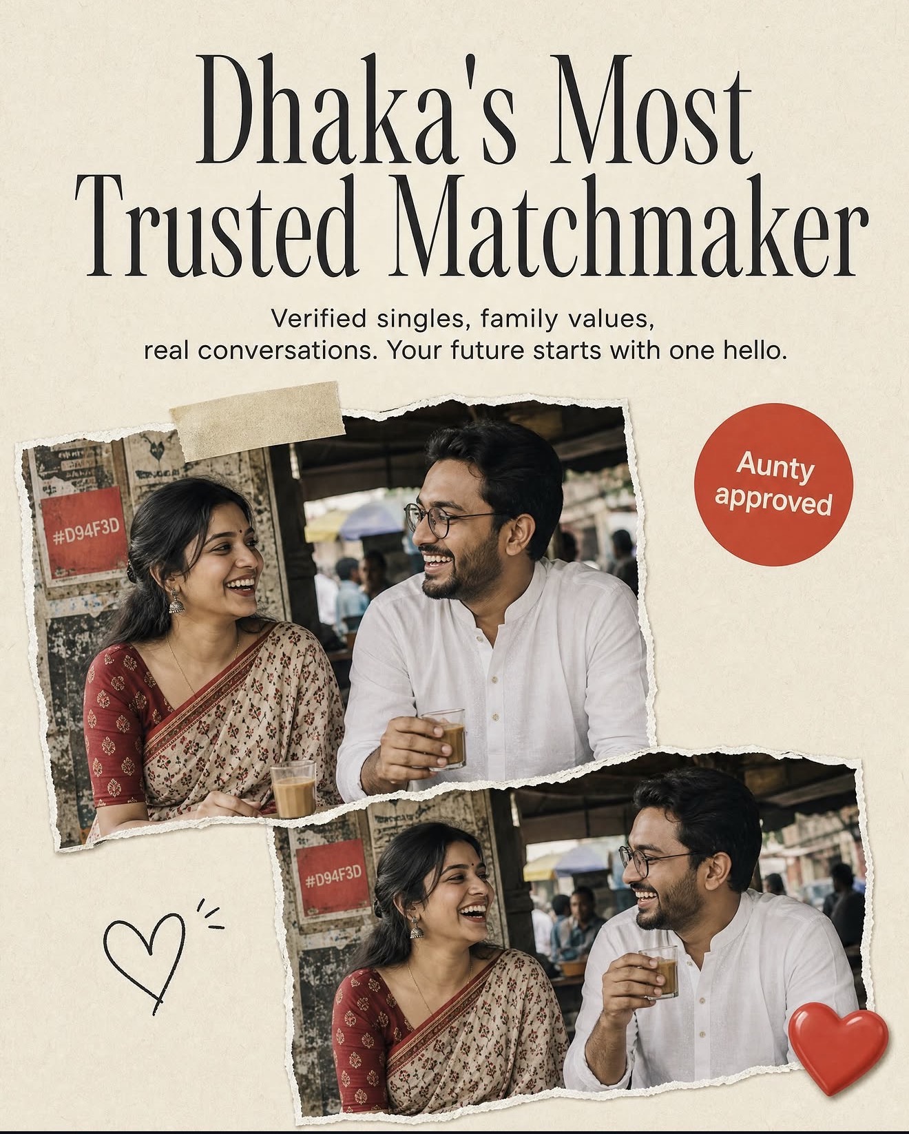 Dhaka's Most Trusted Matchmaker — Aunty approved